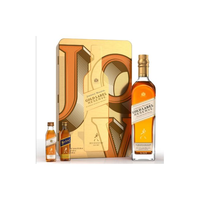 Johnnie Walker Gold Label Gift Set