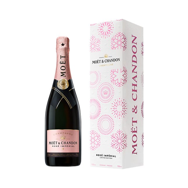 Moet & Chandon Imperial Rosé EOY Festive Edition (With Gift Box) - 75cl